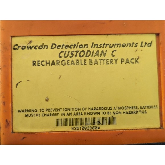 Crowcon Detection Instruments Custodian C Rechargeable Battery Pack 0-C0101 - Picture 3 of 11
